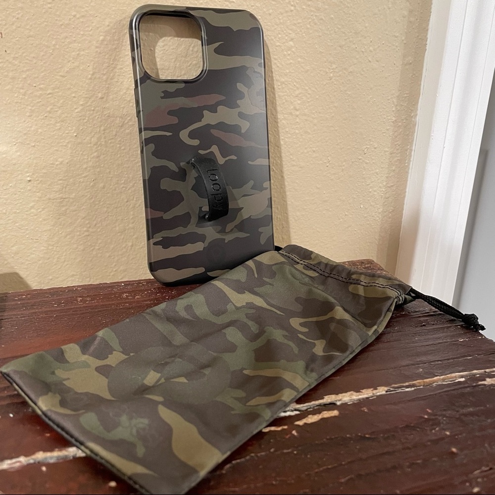 Loopy Camo Case Iphone 12 Pro Max Case + dustbag NWOB